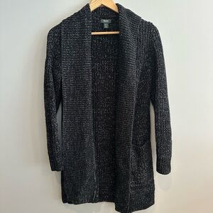 Roots Black Women's Cardigan Sweater